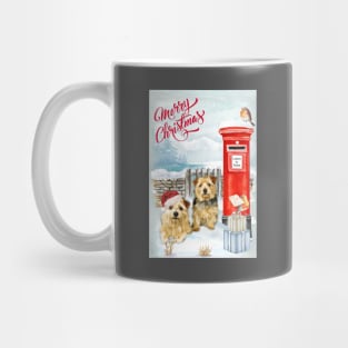 Norfolk Terriers Merry Christmas Santa Dog Mug